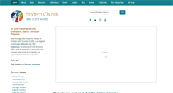 Desktop Screenshot of modernchurch.org.uk